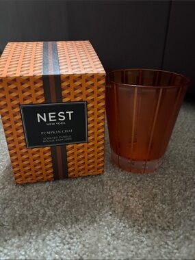 EMPTY glass Nest Fragrances candle jar